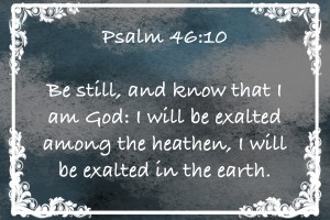 Psalm 46 10 9CH
